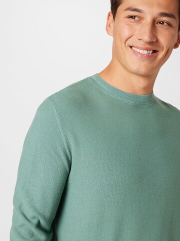 TOM TAILOR Sweater in Green