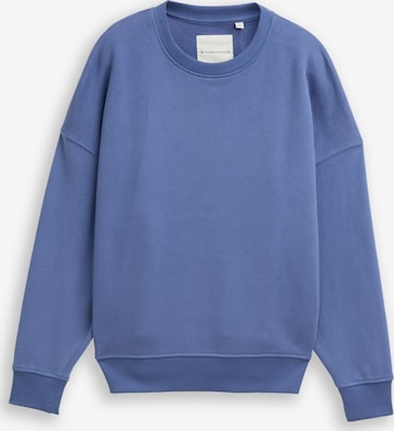 TOM TAILOR Sweatshirt in Blue: front
