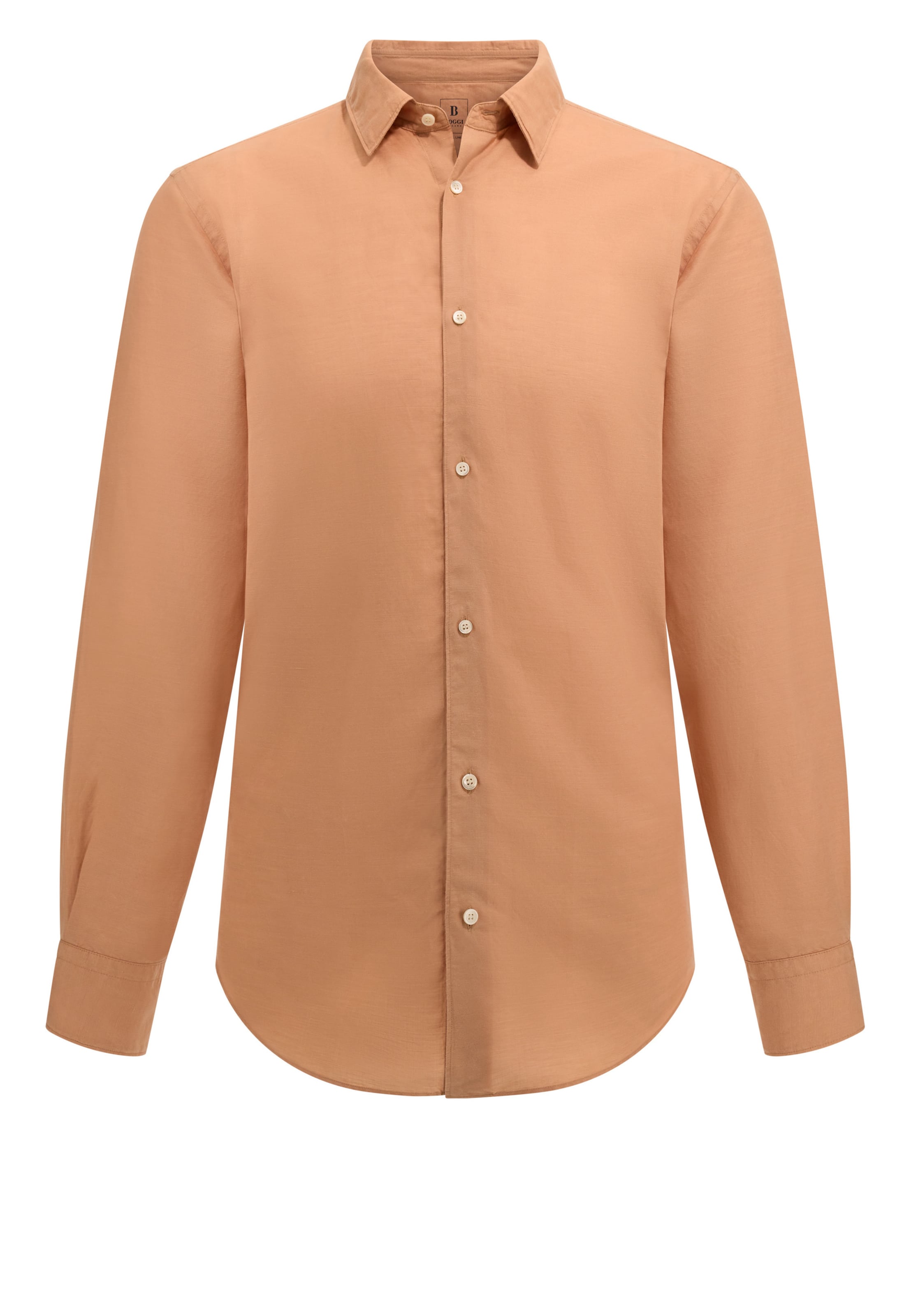 Coupe regular Chemise Boggi Milano en orange : devant