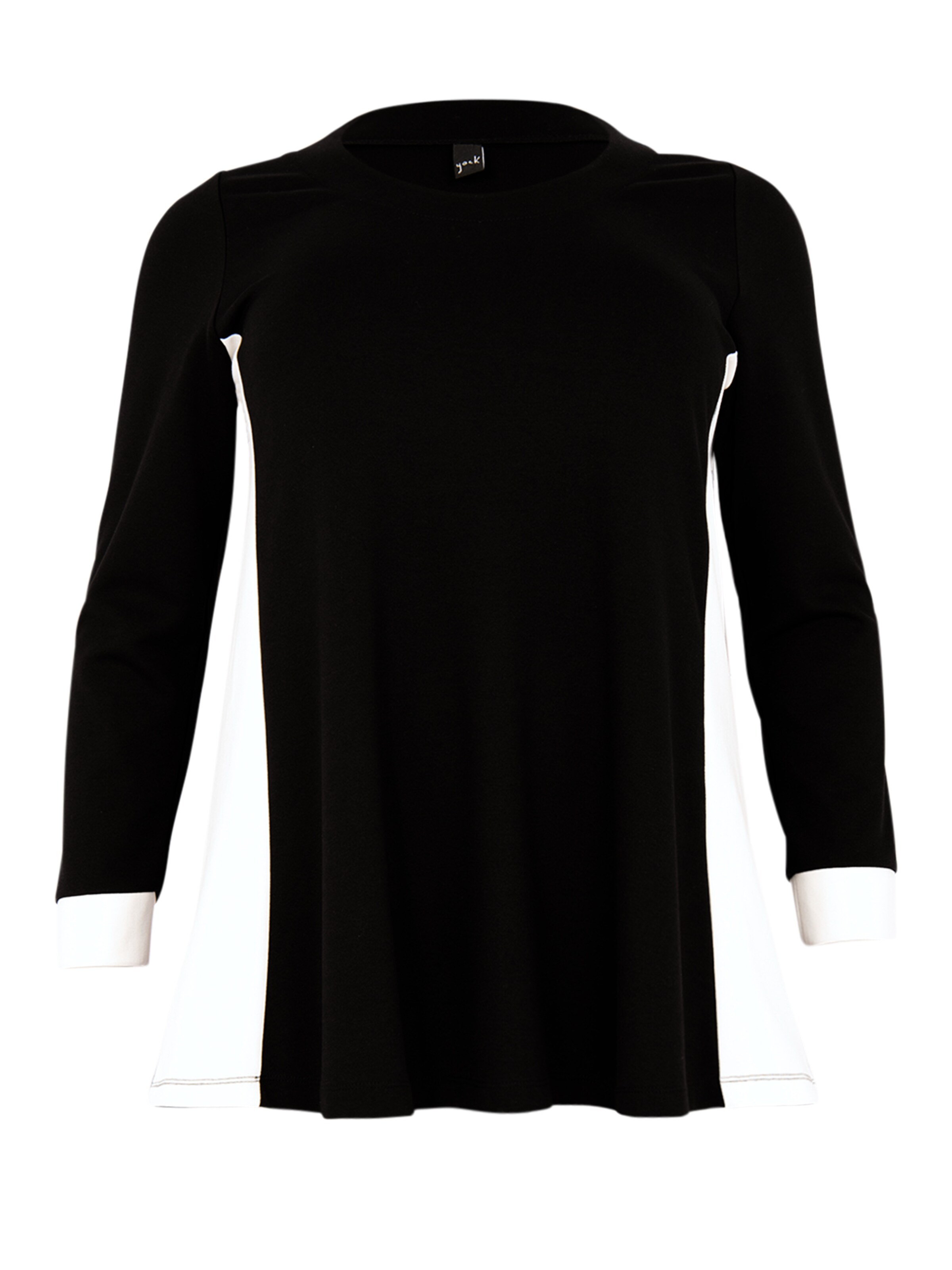 YOEK Tuniek in Zwart: voorkant