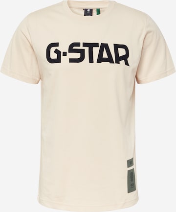 G-Star RAW T-Shirt in Beige: predná strana