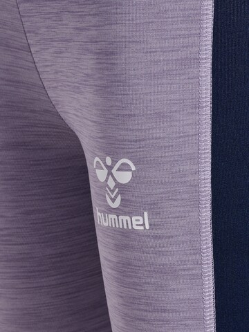 Hummel Slim fit Workout Pants in Purple