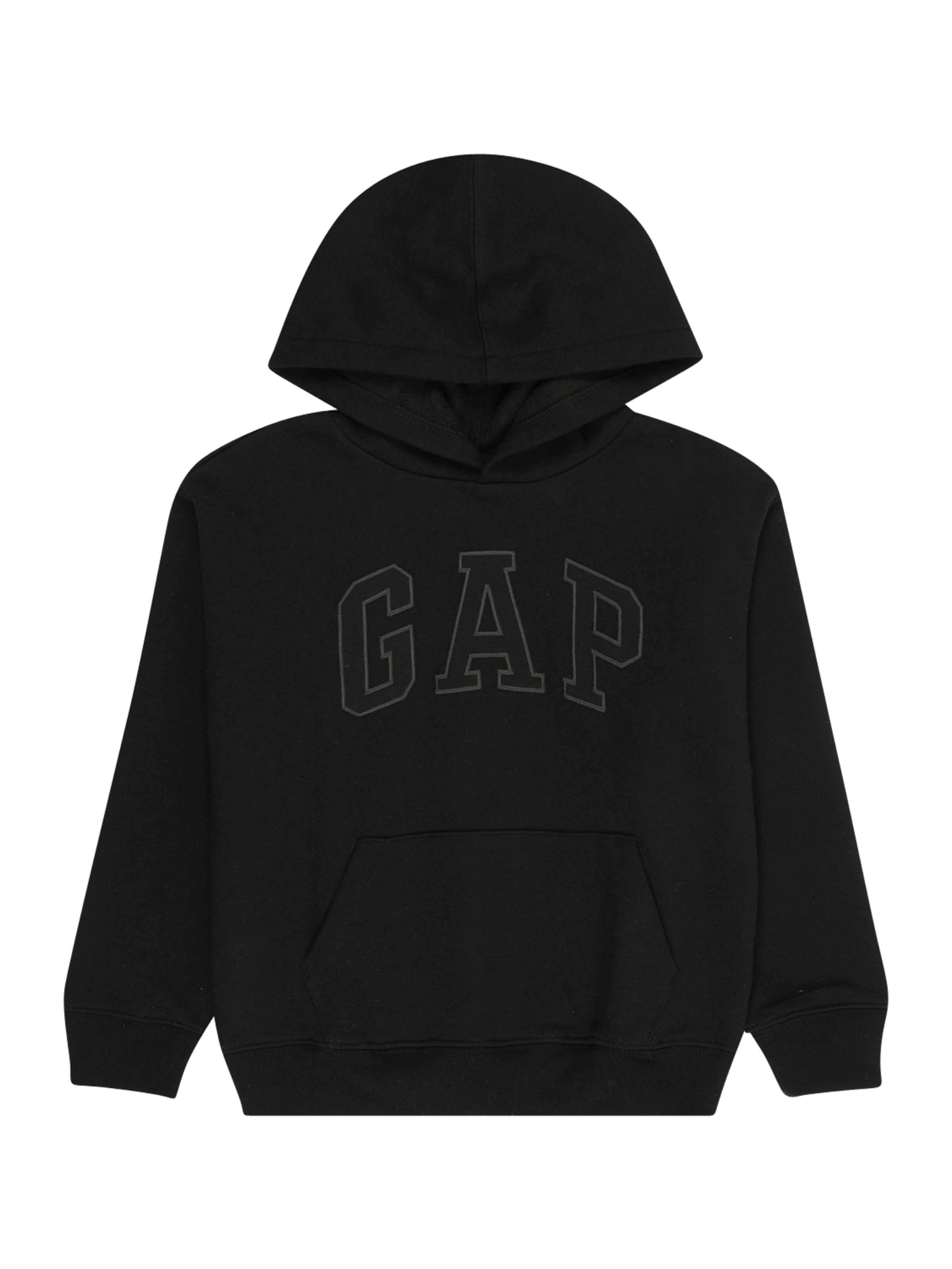 GAP - Sweatshirt 'HERITAGE' em preto: frente