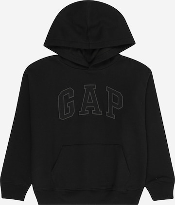 GAPSweater majica 'HERITAGE' - crna boja: prednji dio