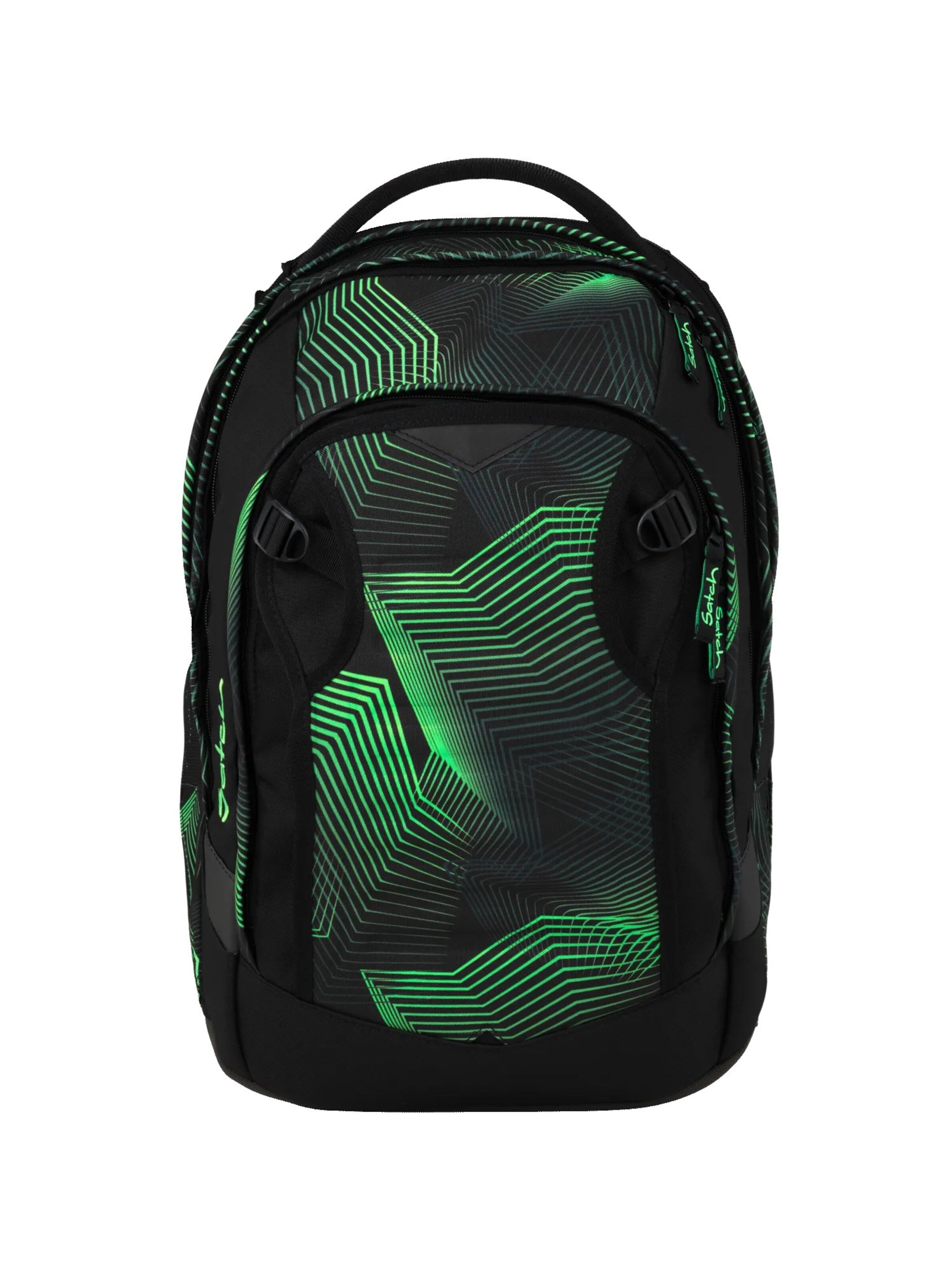 Satch Backpack 'Schulrucksack match plus' in Green: front