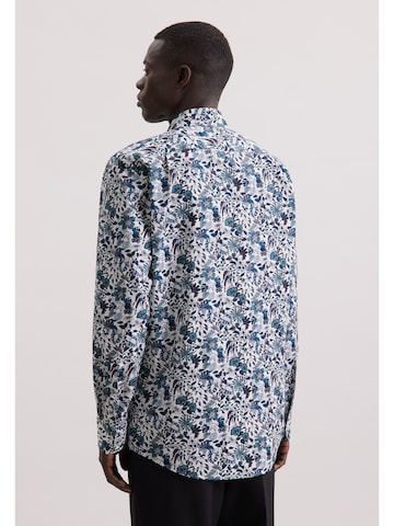 Coupe regular Chemise business SEIDENSTICKER en bleu
