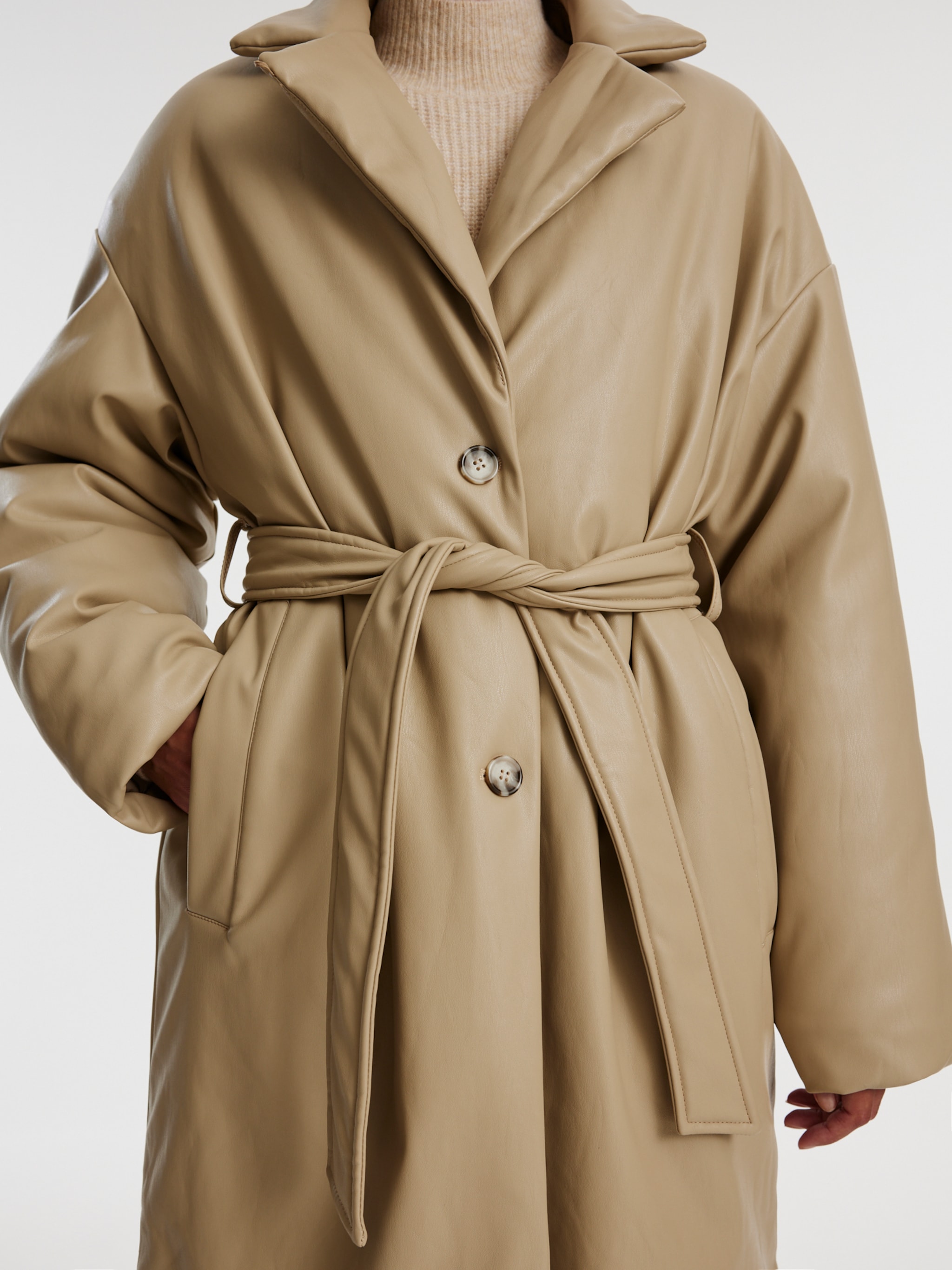 EDITED Produits Manteau d’hiver 'Yuki' beige