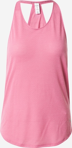 rožinė UNDER ARMOUR Sportiniai marškinėliai be rankovių: priekis
