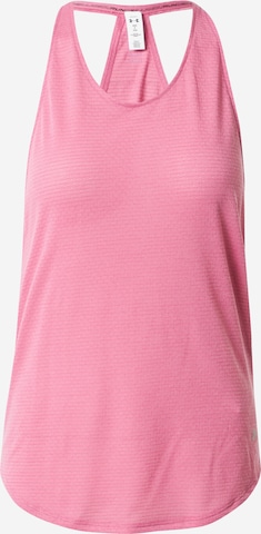 Haut de sport UNDER ARMOUR en rose : devant