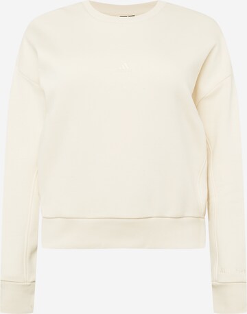 ADIDAS SPORTSWEAR Sportief sweatshirt 'All Szn Fleece ' in Beige: voorkant