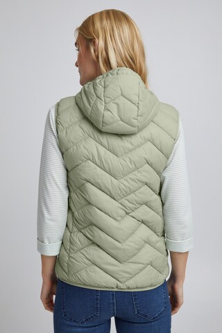 Fransa Vest 'PADDING' in Green