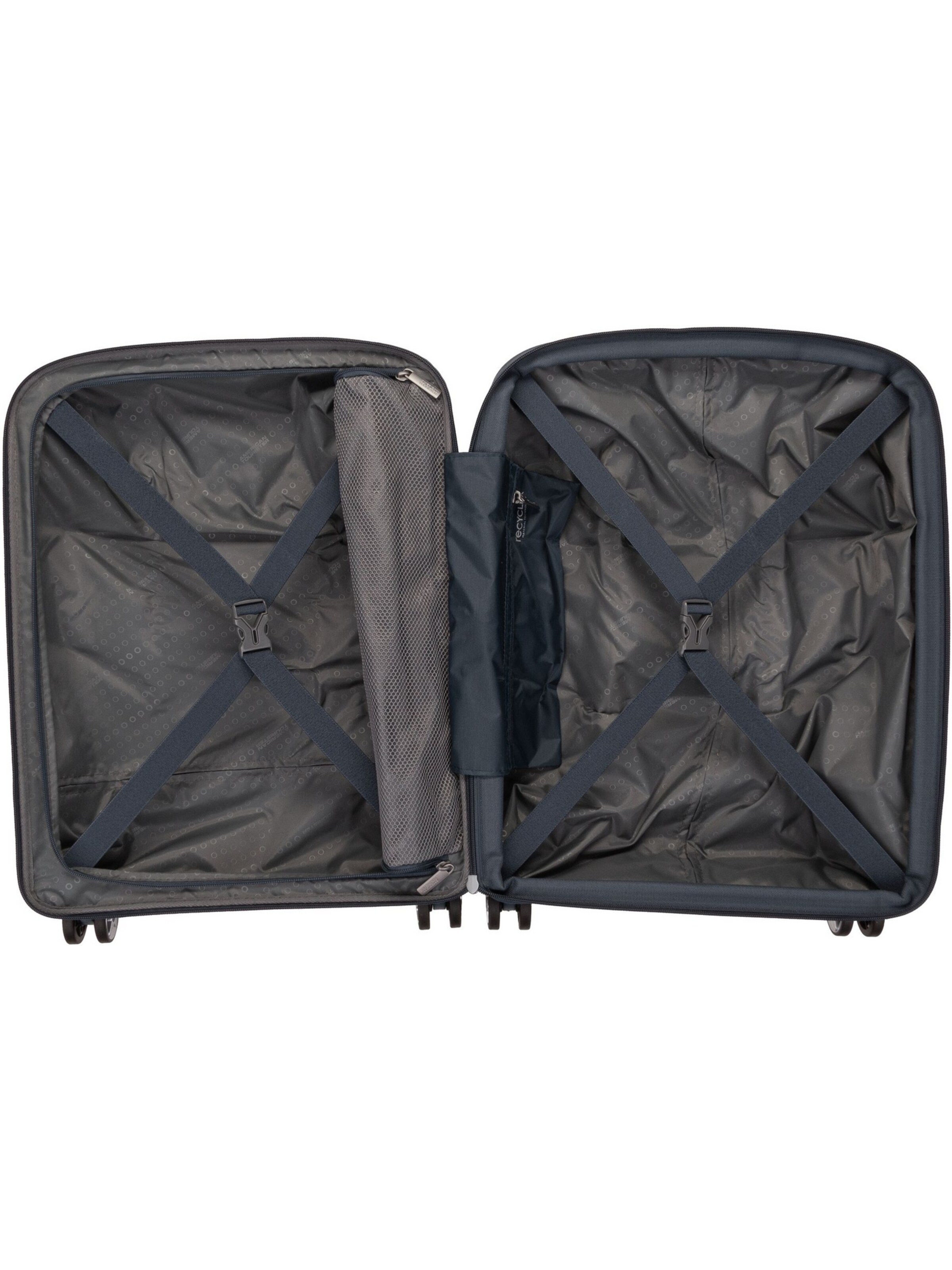 American Tourister Trolley ' Starvibe Spinner 55 EXP ' in Blauw