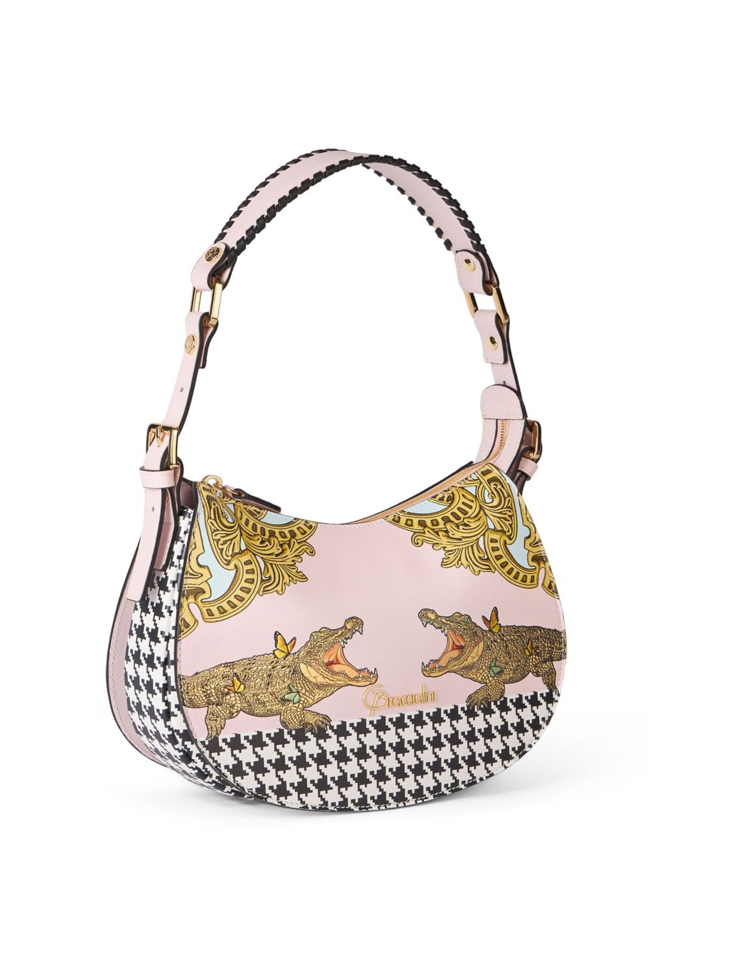 Braccialini - Bolso de hombro en rosa