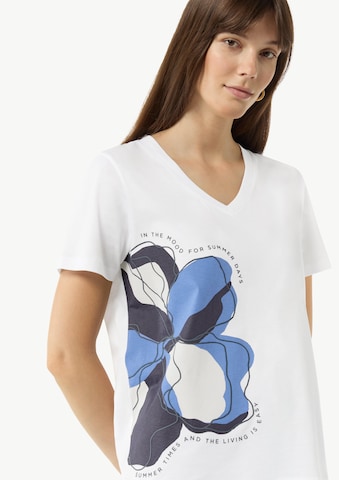 T-shirt comma casual identity en blanc