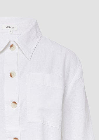 Chemisier s.Oliver en blanc