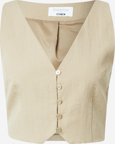 florence by mills exclusive for ABOUT YOU Weste 'Rutabaga' in sand, Produktansicht