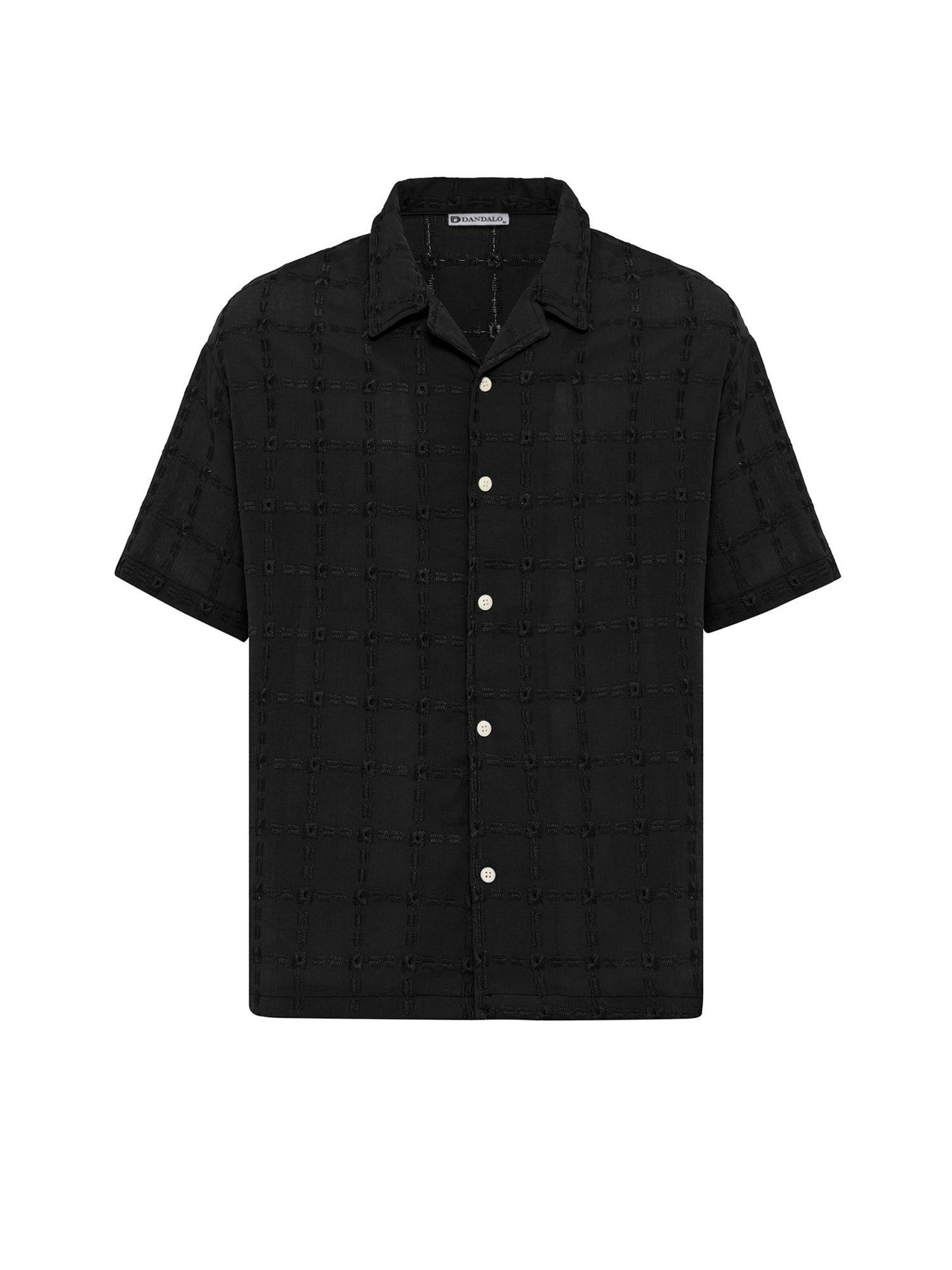 Dandalo Comfort fit Srajca | črna barva: sprednja stran
