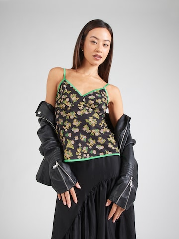 TOPSHOP Toppi värissä musta: etupuoli
