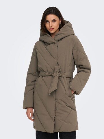 JDY - Chaqueta de invierno en marrón: frente