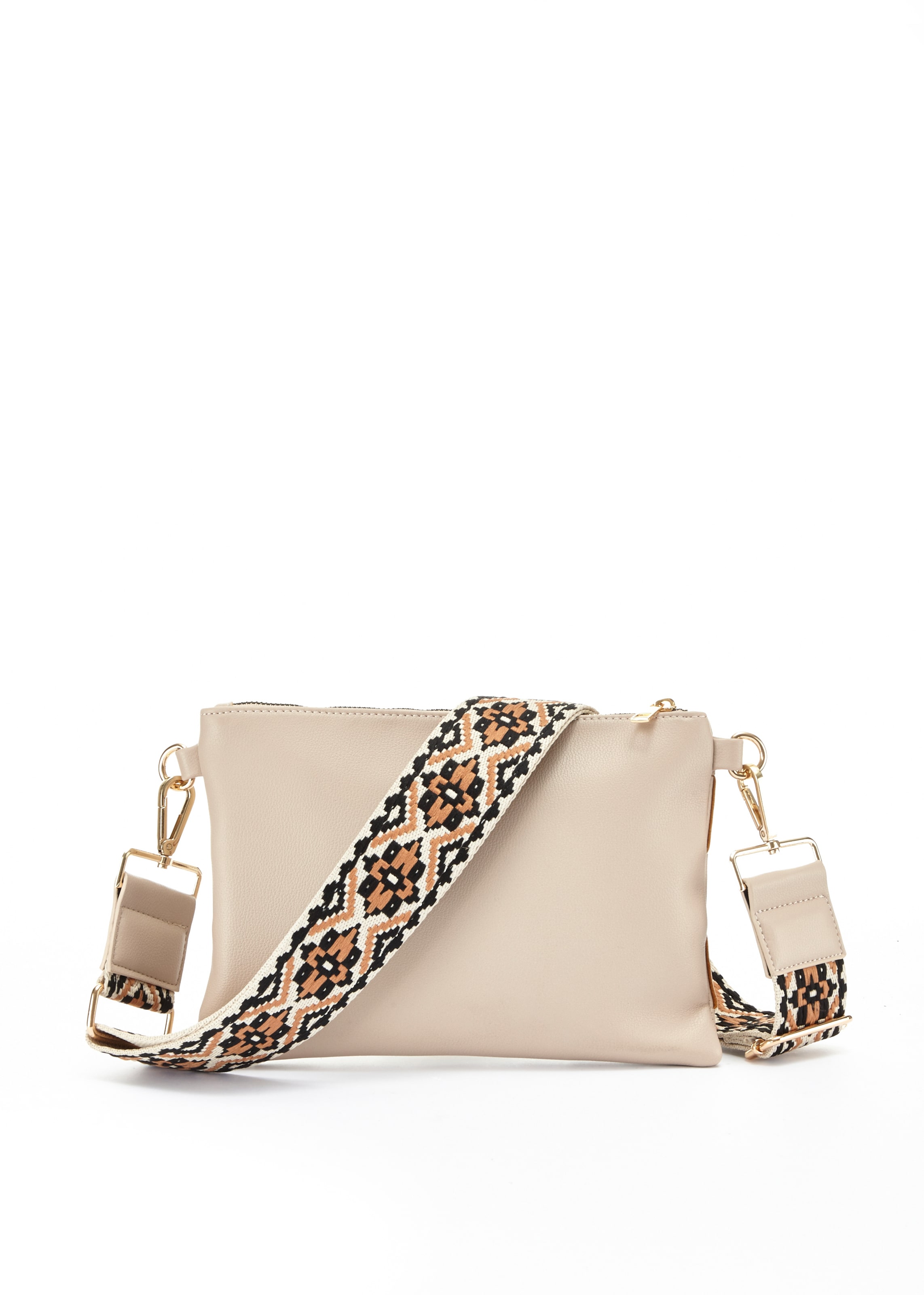 LASCANA Schoudertas in Beige: voorkant