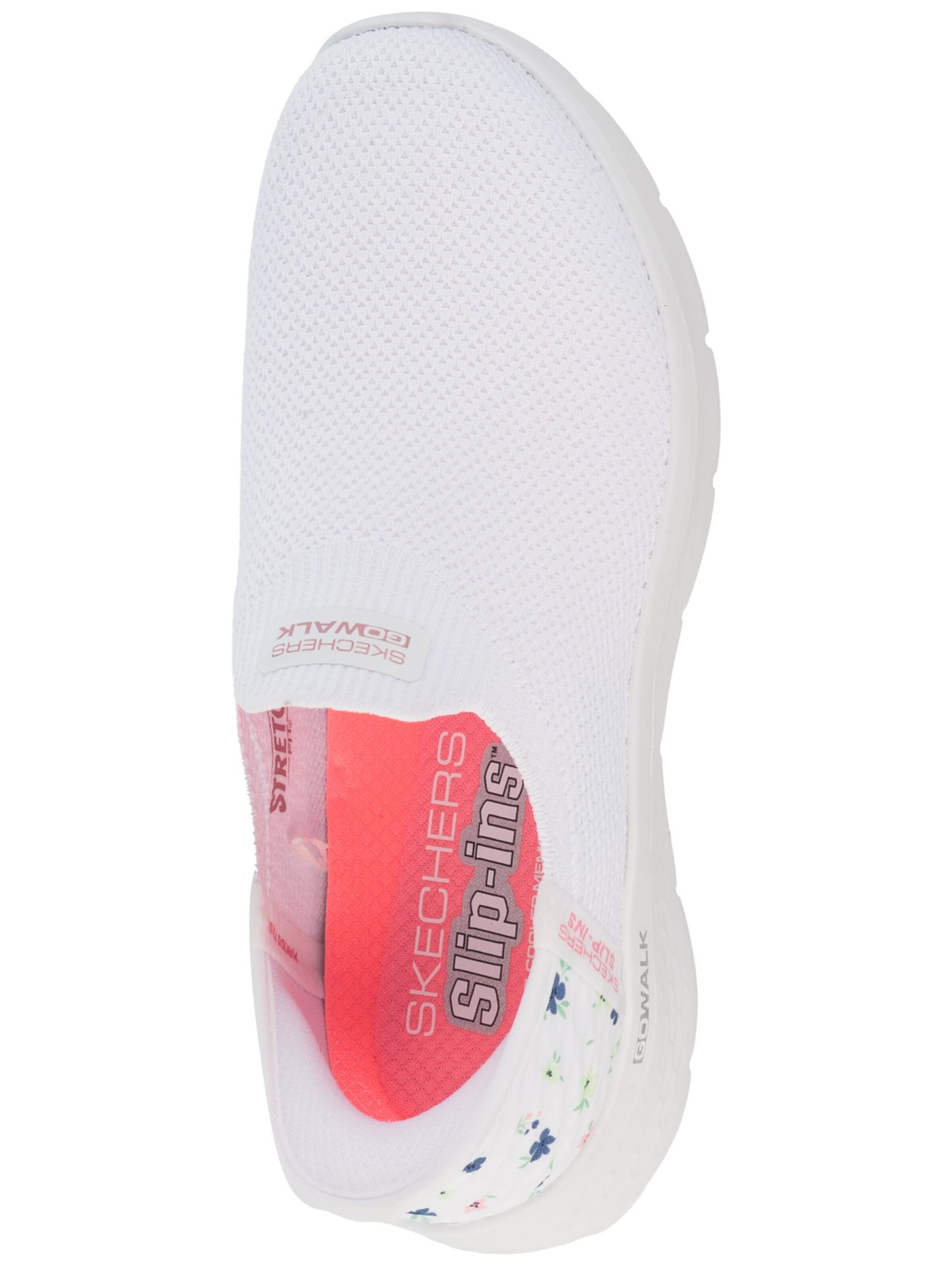 SKECHERS Slip-on 'Skechers : GO WALK Flex - Sunset Rose' in Wit
