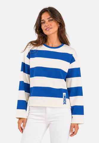 Key Largo Sweatshirt ' HAMPTON ' i blå: framsida