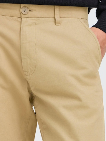 !Solid Regular Chino 'CADEN' in Beige
