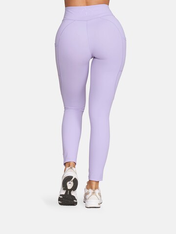 Skinny Pantalon de sport 'Brooke' GOLD´S GYM APPAREL en violet