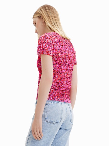 Desigual - Camisa em rosa