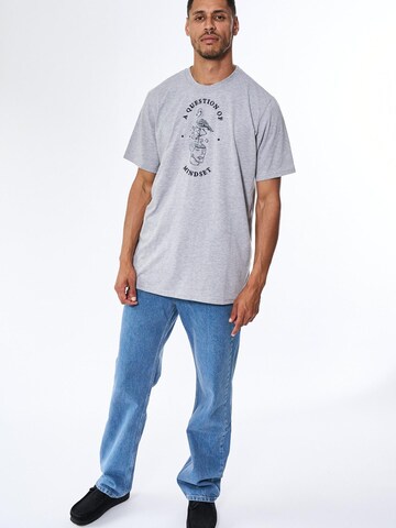 A Question Of (AQO) Shirt in Grey: front