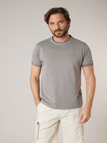 T-Shirt 'VINTOR' Deeluxe en gris : devant
