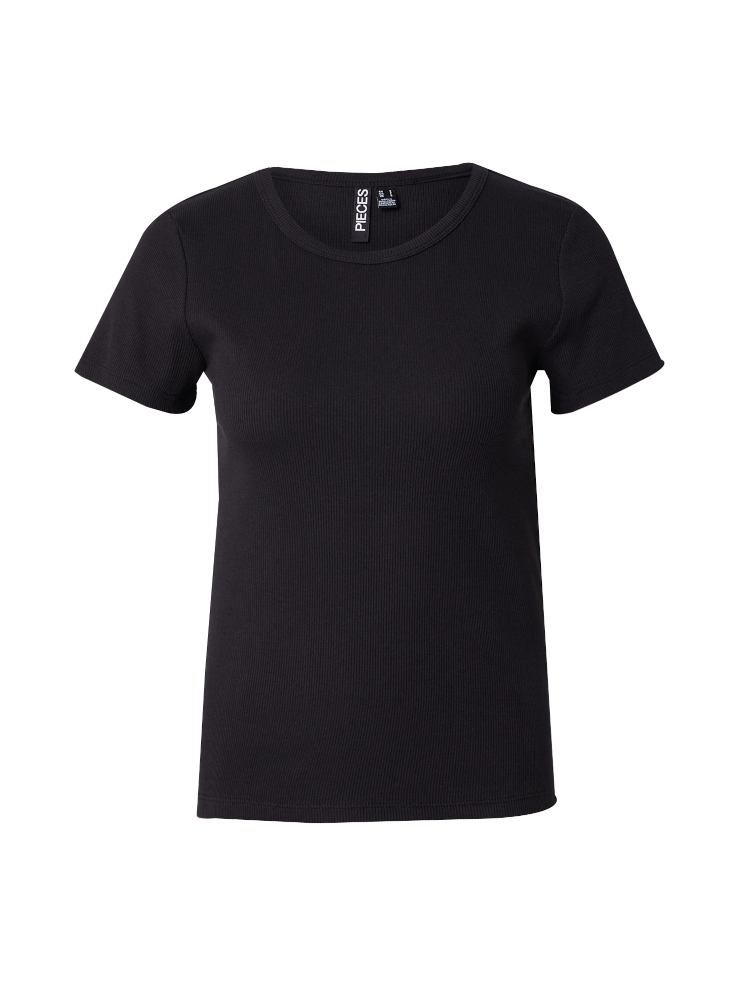 PIECES Shirt 'PCMay' in Black: front
