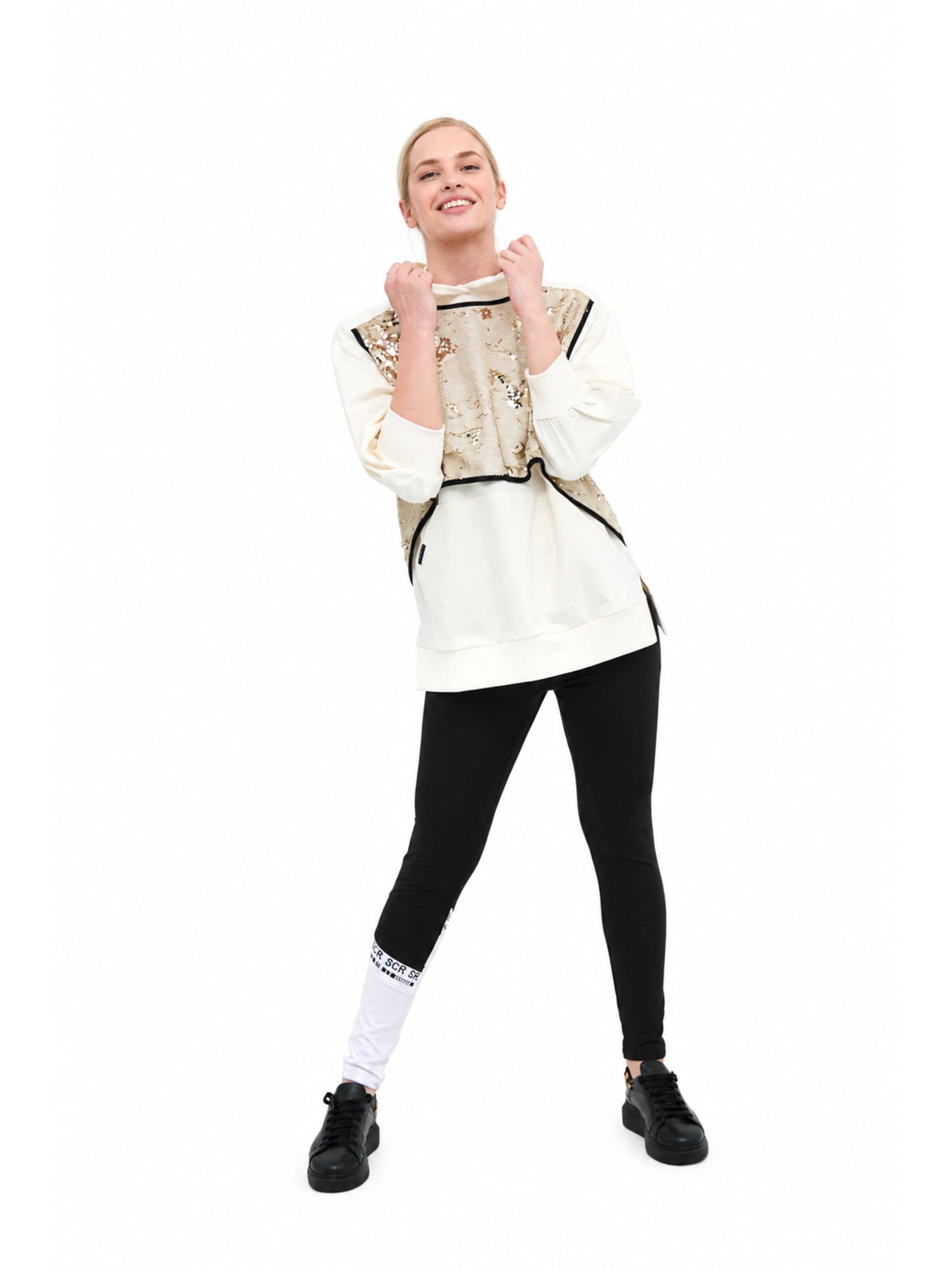 SCR. Sweatshirt 'SHOSIN' in White