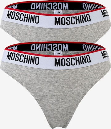 Slip MOSCHINO en gris : devant