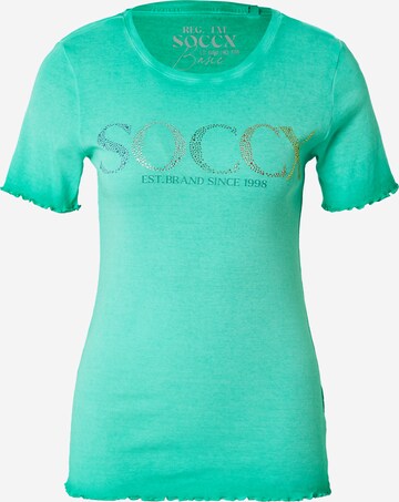 Soccx Shirt 'HOLLY' in Groen: voorkant