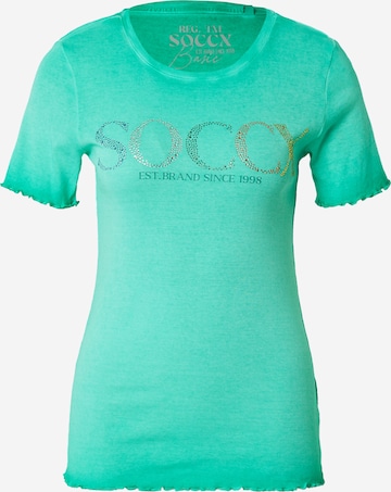 Soccx Koszulka 'HOLLY' w kolorze zielony: przód