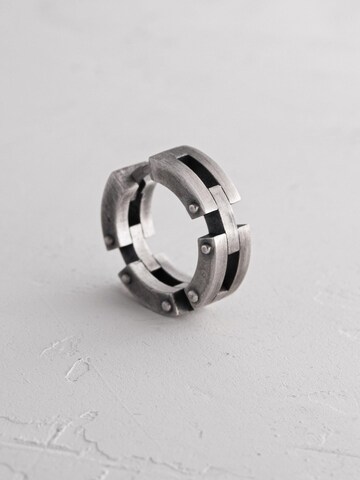 Boucles d'oreilles 'SONRAI' REYTEL en argent : devant