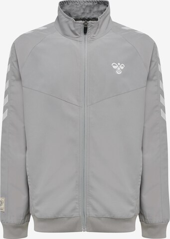 Hummel Athletic Jacket in Grey: front