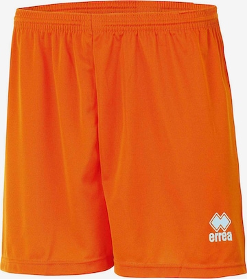Errea Regular Sportbroek 'New Skin' in Oranje: voorkant