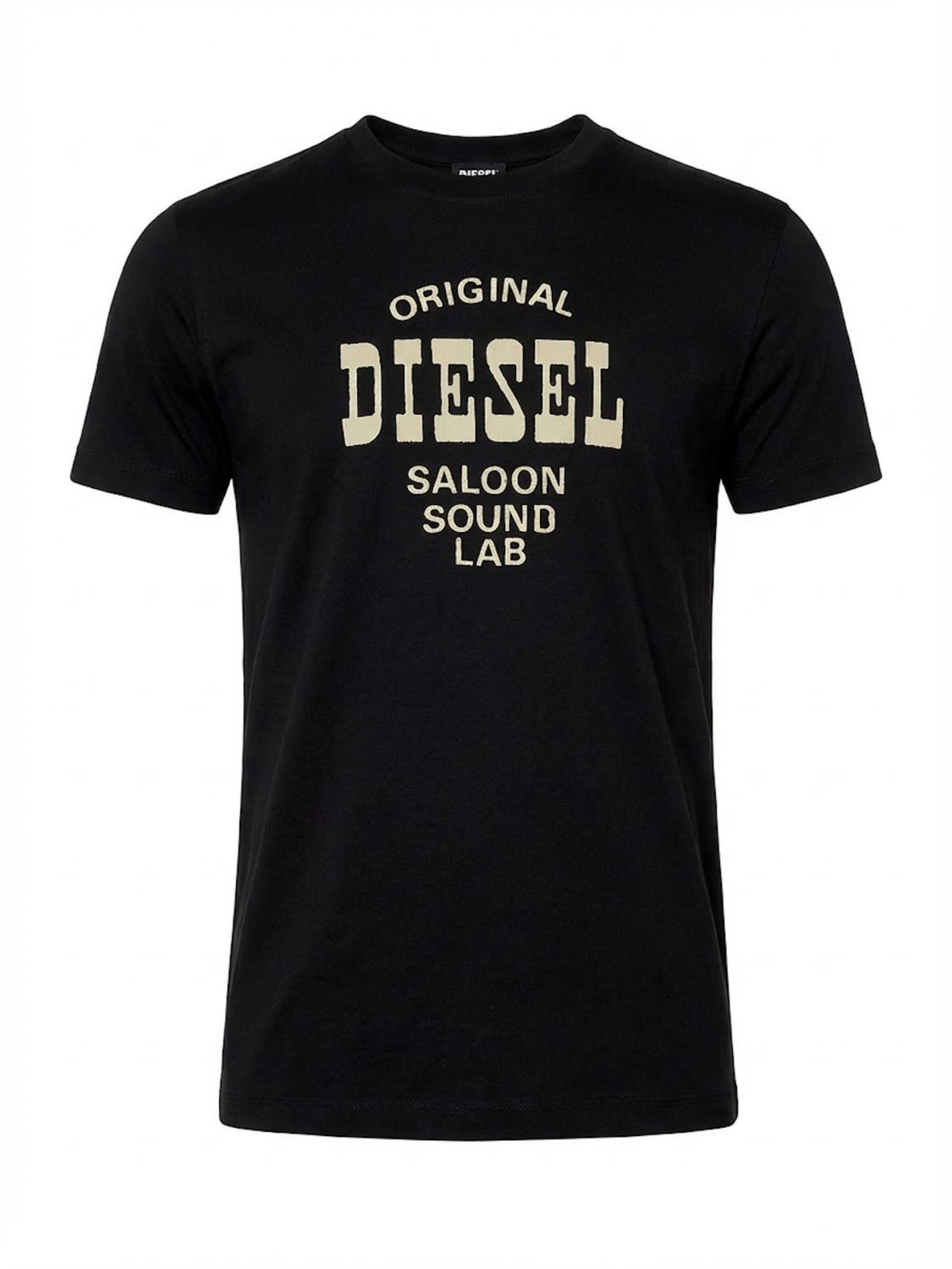 DIESEL Shirt 'T-DIEGOR-E12' in M in de kleur Zwart, Productweergave
