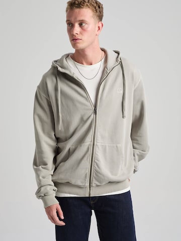 Trendsplant Collegetakki 'Essential' värissä harmaa: etupuoli