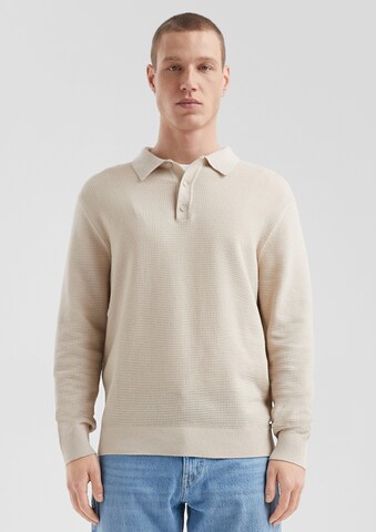 Pull-over QS en beige : devant