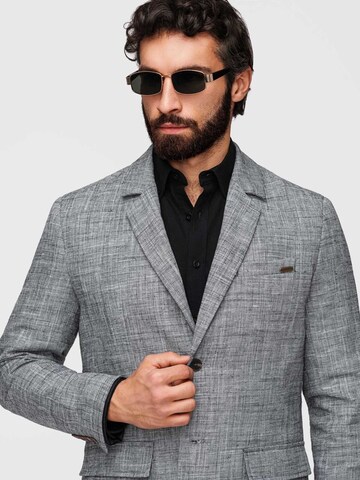 Ombre Regular fit Business-colbert in Grijs