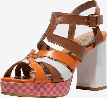 Sandales FLY LONDON en orange : devant