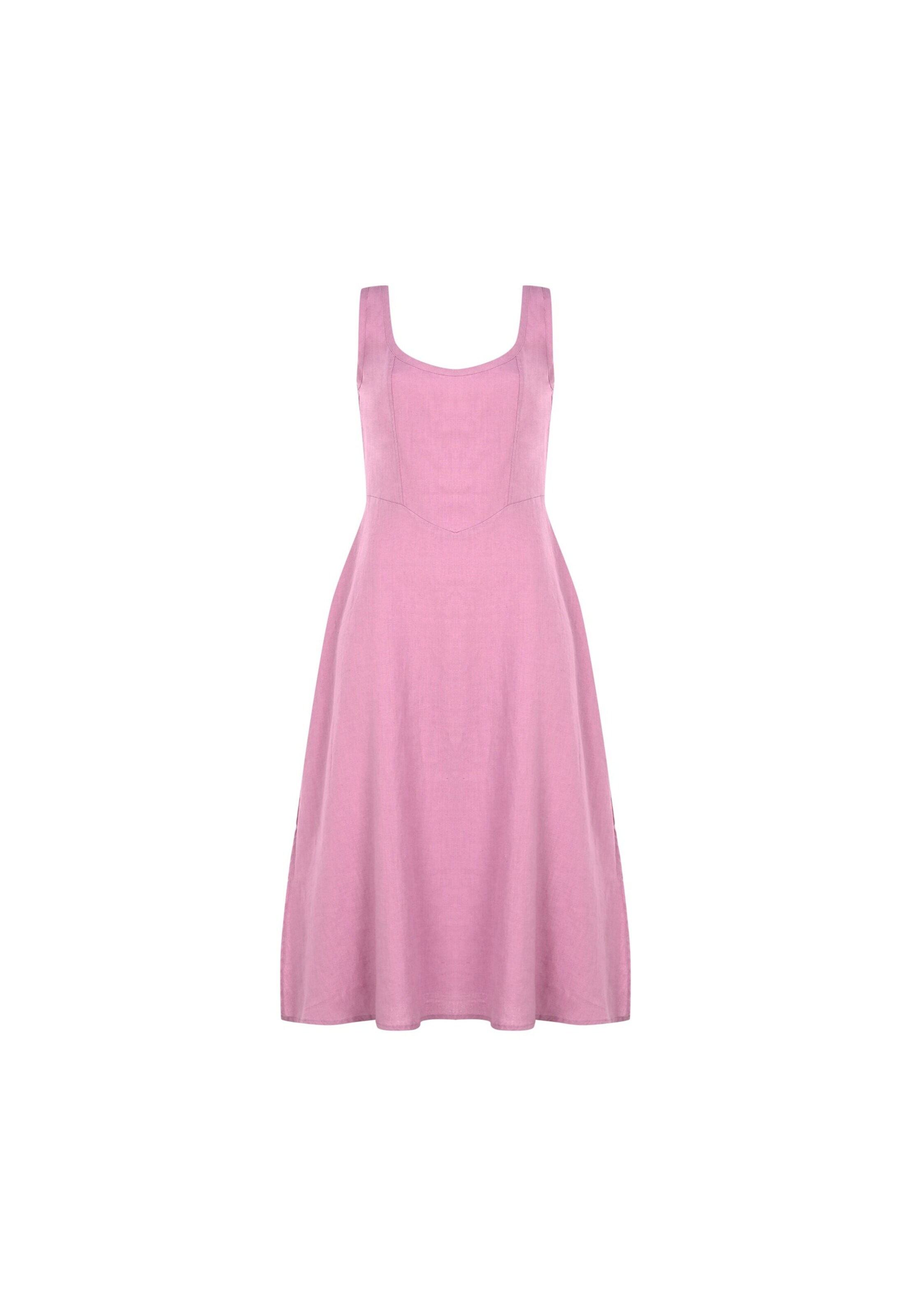 FRESHLIONS Summer dress in Pink: front