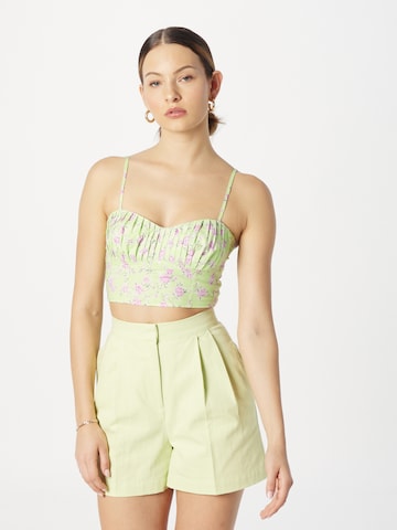NLY by Nelly Top in Green: front