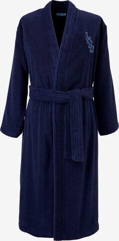 Kenzo Home Long Bathrobe in Blue: front