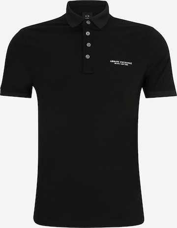 ARMANI EXCHANGE Poloshirt in Schwarz: Vorderseite
