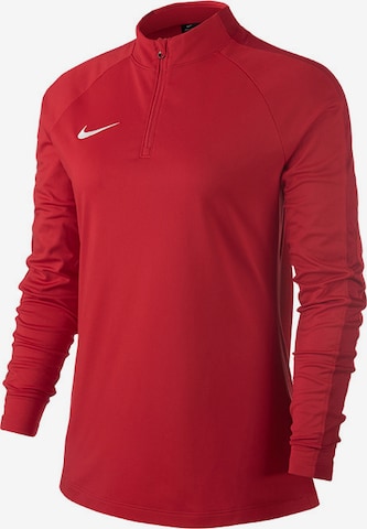 NIKE Athletic Sweatshirt 'Dry Academy 18 Drill' in Red: front