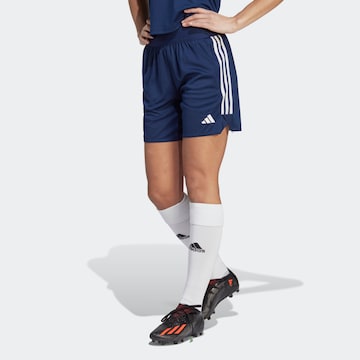 ADIDAS PERFORMANCE Regular Sportbroek 'Tiro 23 League' in Blauw: voorkant